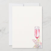 Invitation Elegant Calligraphy Brunch & Bubbly Bridal Shower (Dos)