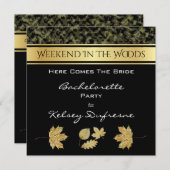 Invitation Élégant Camouflage Bachelorette Week-end Invitatio (Devant / Derrière)