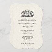 Invitation Élégant Catholique Première Sainte Communion (Devant / Derrière)