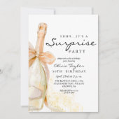 Invitation Elégant Champagne d'or 30e anniversaire (Devant)