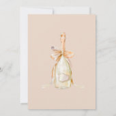 Invitation Elégant Champagne d'or 30e anniversaire (Dos)