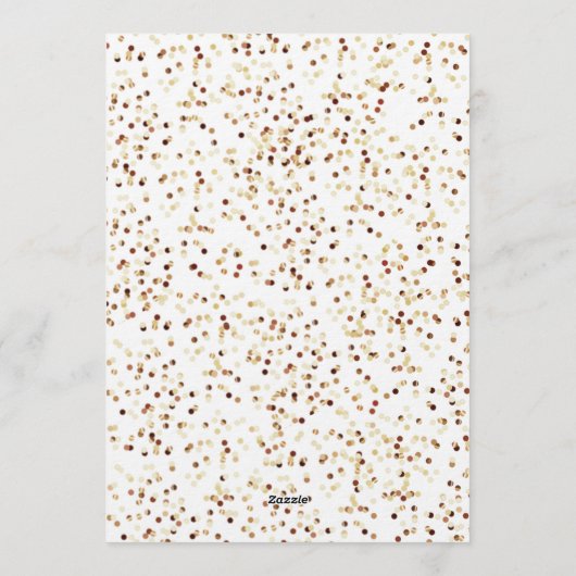 Invitation Elegant Champagne New Year's Eve (Dos)