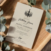 Invitation Elegant Chandelier Birthday Celebration