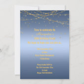 Invitation ELEGANT CHANDELIER en ligne personnalisée ANNIVERS (Dos)