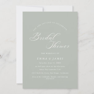 Invitation Élégant Charme Ivory & Or Fête de Mariage