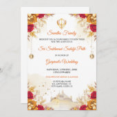 Invitation Élégant chemin Sukhmani Sahib (Devant / Derrière)