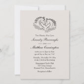 Invitation Élégant Cheval Rustique Pays Mariage de l'Ouest (Devant)