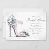 Invitation Elégant Chic Aquarelle Floral Boho Fête des mariée (Devant)