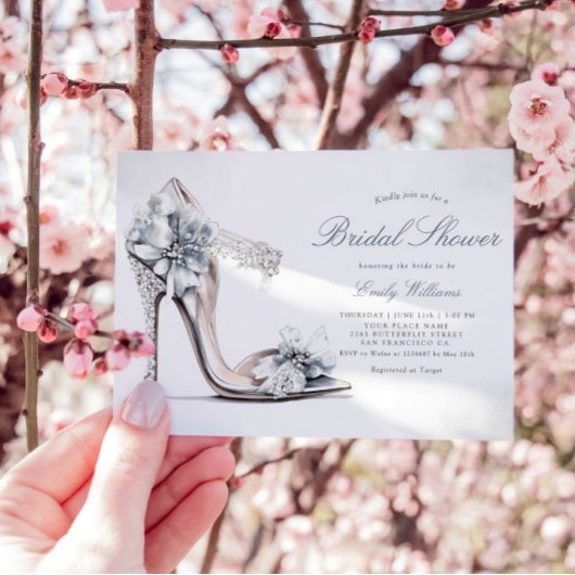 Invitation Elégant Chic Aquarelle Floral Boho Fête des mariée