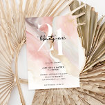 Invitation Élégant Chic Blush Pink Marble Agate 21e anniversa<br><div class="desc">Invitation minimaliste moderne 21ème anniversaire avec marbre rose vif agate aquarelle style arrière - plan avec typographie chic et script élégant.</div>
