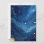 Invitation Élégant Chic Bridal Céleste Enchantée Mystique (Dos)