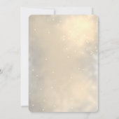 Invitation Élégant Chic brillant, robe de mariée Fête des mar (Dos)