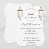 Invitation Élégant Chic, Carillon de mariage (Devant / Derrière)