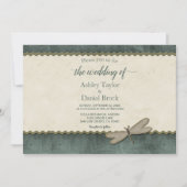 Invitation Élégant Chic Design Luxe Script Mariage moderne (Devant)