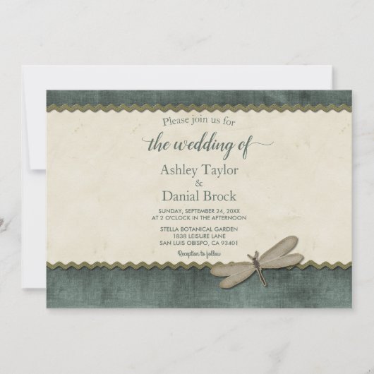 Invitation Élégant Chic Design Luxe Script Mariage moderne (Devant)