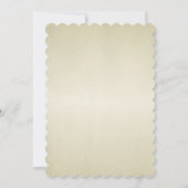 Invitation Élégant chic élégant, Fête des mariées de robe de  (Dos)