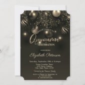 Invitation Élégant chic élégante ornements Quinceañera (Devant)