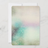 Invitation Élégant Chic, Fête des mariées de robe de mariée (Dos)