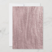 Invitation Elégant Chic Fleurs Bourgogne Dîner De Répétition (Dos)