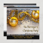 Invitation Élégant Chic Fun Cool Festif Noël (Devant / Derrière)