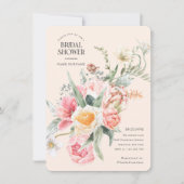 Invitation Elégant chic joli jardin fleuri de printemps (Devant)