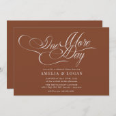 Invitation Élégant chic minimaliste | Dîner de répétition (Devant / Derrière)