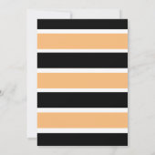 Invitation Élégant Chic Moderne Fête d'Engagement Automne (Dos)