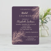 Invitation Elegant Chic Parties scintillant Fête des mariées (Debout devant)