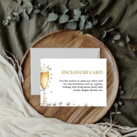 Elégant & Chic Pearles d'or et boîtier de poursuit