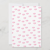 Invitation Elegant & Chic Pétales et Fête des mariées Prosecc (Dos)