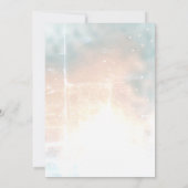 Invitation Élégant Chic Wind Chimes, Fête des mariées cardiaq (Dos)