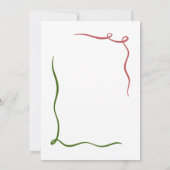 Invitation Elegant Christmas Bridal Shower Party (Dos)