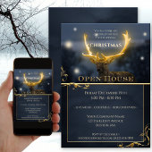 Invitation Elegant Christmas Holiday Open House Invite