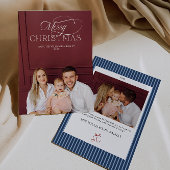 Invitation Elegant Christmas Photo Card