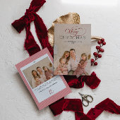 Invitation Elegant Christmas Photo Card