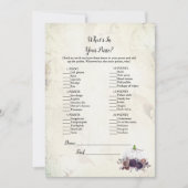 Invitation Élégant Citrouille blanc ce qui est dans votre jeu (Devant)