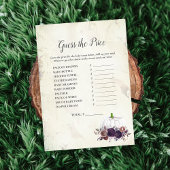 Invitation Elégant Citrouille Blanc Devine Le Prix