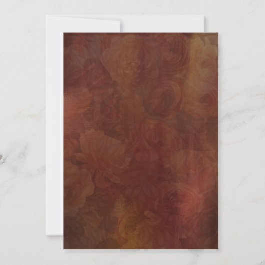 Invitation Élégant Citrouille d'automne Thanksgiving (Dos)