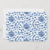 Invitation Elégant Citrouille rose bébé fille 1er anniversair (Dos)