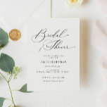 Invitation Elegant Classic Calligraphy Bridal Shower<br><div class="desc">Elegant Classic Calligraphy Bridal Shower Invitation</div>