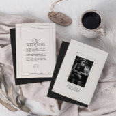 Invitation Élégant Classic Luxe Clair gris Mariage