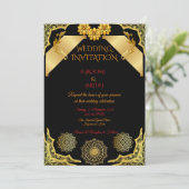 Invitation Elegant Classic Marriage Invite Template (Debout devant)