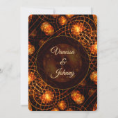 Invitation Élégant Classique Boho Moderne Or #901 Mariage (Dos)
