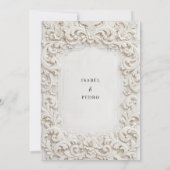 Invitation Elegant Classy Baroque Frame Nuestra Boda Wedding (Dos)