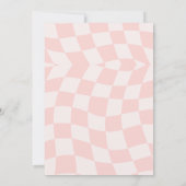 Invitation Élégant Cocktail Chic Rose 21e anniversaire (Dos)