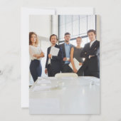 Invitation Elegant Cocktail de Noël (Dos)