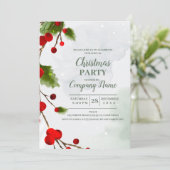 Invitation Elegant Cocktail de Noël (Debout devant)