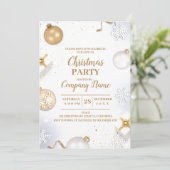 Invitation Elegant Cocktail de Noël (Debout devant)