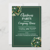Invitation Elegant Cocktail de Noël (Devant)