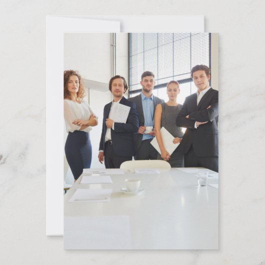 Invitation Elegant Cocktail de Noël (Dos)